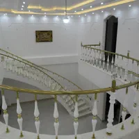 نرده استیل( خمکاری و گرد )