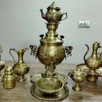 سماور ذغالی فینال برنجی زغالی گازی سماوری منقل|سماور، چای‌ساز، قهوه‌ساز|مشهد, گلبرگ شمالی|دیوار