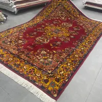 فرش دستباف طرح سنتی گل ابریشم