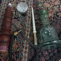 قلیان چوبی کامل  در حد نو|کلکسیون و سرگرمی|گنبد کاووس, |دیوار