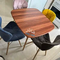 میزوصندلی پایه چوب وفلز شانار/shanar