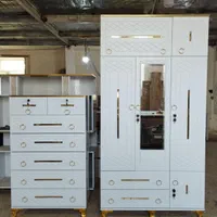 کمد لباس سه درب باکسدار ویترین لحافت|جاکفشی، کمد، دراور|مشهد, خواجه ربیع|دیوار