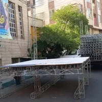 اجاره اسپیس فریم،قاب بنر،استیج،داربست چادر|خدمات پذیرایی، مراسم|تهران, فلسطین (میدان انقلاب)|دیوار