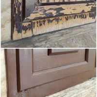 تعمیر درب چوبی .جای مشت شکستگی|خدمات پیشه و مهارت|تهران, مهران (سیدخندان)|دیوار