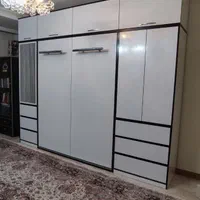 تخت کمجا / تخت تاشو  یک نفره و دونفره/ کم جا چوب