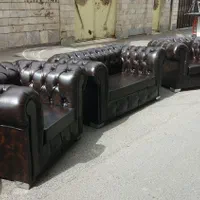 نیم ست اداری چرم|مبلمان خانگی و میز عسلی|تهران, شهرک ولیعصر جنوبی|دیوار