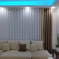پرده پانچی ترک  قهوه ای نسکافه ای جدید
