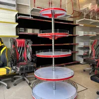 قفسه استند کیکی گرد ۵ طبقه رگال وسط شرکتی