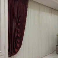 فروش انواع پرده حریر وزبرابصورت نقدواقساط|پرده، رانر، رومیزی|مشهد, آبکوه|دیوار