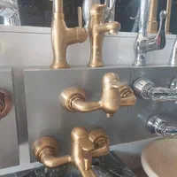 سرویس کامل شیرآلات درخشان طلا مات