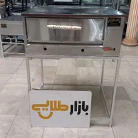 فر پیتزا ۹ بشقاب آجری پایه داراستیل ساندویچی لوازم