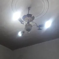 لوستر سه شاخه رنگ برنز