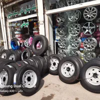 تیوبلس رینگ با لاستیک جفتی ۱۶ نیسان|قطعات یدکی و لوازم جانبی|مشهد, مصلی (کارمندان اول)|دیوار