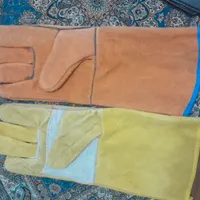 دستکش جوشکاری چرم