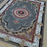 فرش الماس نقره ای بدون ترنج|فرش|کرمان, |دیوار