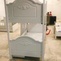 تخت دوطبقه وکیوم|تخت و سرویس خواب|شریفآباد, |دیوار