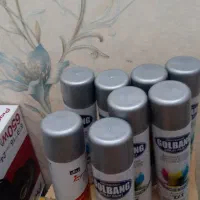 چسب ۱۲۳ اسپری رنگ نقره ای|مصالح و تجهیزات ساختمان|مشهد, فرهنگیان (شهرک غرب)|دیوار