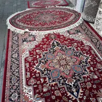 فرش بیضی هریس ۱/۵×۲/۲۵ ست کامل این اجناس