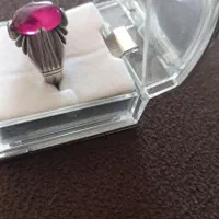 انگشتر  یاقوت نقره رکاب زنجان  خیلی خوش دست|جواهرات|کاشان, شهرک ۲۲ بهمن|دیوار
