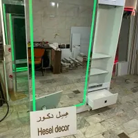 کمد ریلی با آیینه بک لایت و کشو تمام ام دی اف|جاکفشی، کمد، دراور|تهران, صادقیه|دیوار