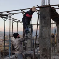 جوشکاری وال پست نبشی کشی وغیره فرم پنجره ونصب درب