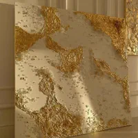 تابلو نقاشی مدرن برجسته تابلوی تکسچر ورق طلا دکوری|تابلو، نقاشی، عکس|تهران, حصارک|دیوار