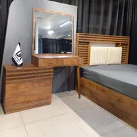 دکتر چوب تختخواب/ تخت دونفره/سرویس خواب کد E505|تخت و سرویس خواب|مشهد, سناباد|دیوار