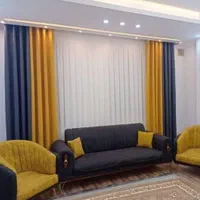 پرده آماده مخمل پانچ و مینیمال|پرده، رانر، رومیزی|اصفهان, ملک|دیوار