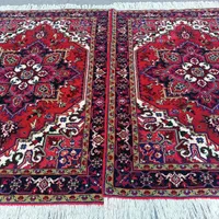 یک جفت قالیچه دستباف هریس نو/تاجری۱/۵۰ × ۲/۱۰|فرش|تهران, استاد معین|دیوار