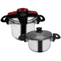 قابلمه زودپز 2قلو تفال پلاس آلمان زودپز 9نفره 2قلو|ظروف پختوپز|یزد, |دیوار