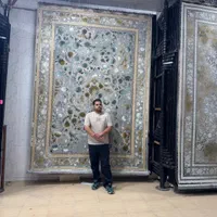 فرش شاهکار نقشه۱۲متر نفیس افشان جدید کیفیت عالی|فرش|شیراز, قلات|دیوار