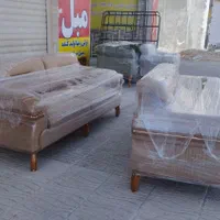 مبل سبز،کارخانه انصاری،رنگبندی آزاد،پارچه اویاز|مبلمان خانگی و میز عسلی|یاسوج, |دیوار