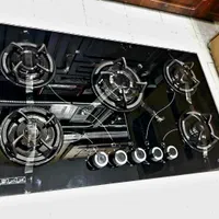 اجاق گاز رمیزی شیشه نشکن سکوریت8میل(فر دوس کالا