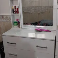 تخت ۲نفره بهمراه سرویس چوب کامل اتاق ست هم