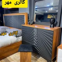 سرویس تخت خواب لوتوس/تخت دونفره Mdf|تخت و سرویس خواب|کرج, منظریه|دیوار