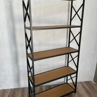 کتابخانه ایستاده چوب و فلز آرارات