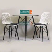 میز و صندلی دو نفره دایانا پایه آهنی صادراتی|میز و صندلی غذاخوری|کرمان, |دیوار