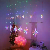 ریسه LED ستاره خورشید طول ریموت کنترل از راه دور