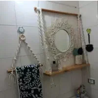 مکرومه شلف|صنایع دستی و سایر لوازم تزئینی|مشهد, توس فردوسی|دیوار