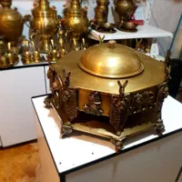 منقل برنجی زغالی جیوا ذغالی سماوری|کلکسیون اشیاء عتیقه|اصفهان, طامه|دیوار