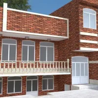 آجر نما نسوز انگلیسی آجرنسوز قرمز ال لبگرد لب تیز