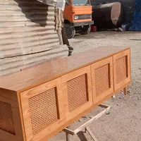 میز تلویزیون هولیا طرح چوب طبیعی بلوط