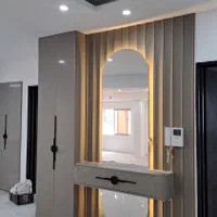 کابینت MDF کمد جاکفشی قسطی مستقیم از تولیدی کدc22|مصالح و تجهیزات ساختمان|نور, |دیوار