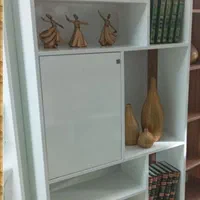 کتابخانه قفسه ویترین دکور مدل فانتزی|کتابخانه، شلف، قفسه‌های دیواری|اصفهان, رهنان|دیوار