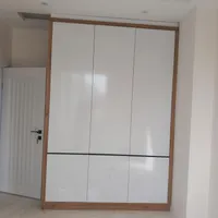 تولید کابینت کمد دیواری|کتابخانه، شلف، قفسه‌های دیواری|رشت, رشتیان|دیوار