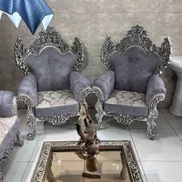 مبل سلطنتی گلشن هفت نفره|مبلمان خانگی و میز عسلی|شاهین‌شهر, پارک بانک استان|دیوار
