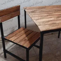 میز و صندلی نهار خوری چوب و فلز رستوران کافی شاپ|میز و صندلی غذاخوری|تهران, شهرک فردوس (حسینی)|دیوار