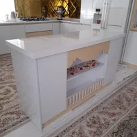 کابینت جزیره بزرگ با سنگ مصنوعی درجه یک|مصالح و تجهیزات ساختمان|سقز, |دیوار