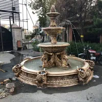 آبنما پاشوردار بتن گلاس مجلل شیک سیمانی فایبرگلاس