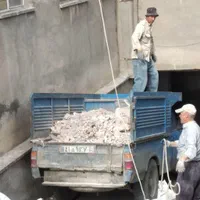 حمل نخاله خاک ماسه شسته شبستر پوکه اجر سفال